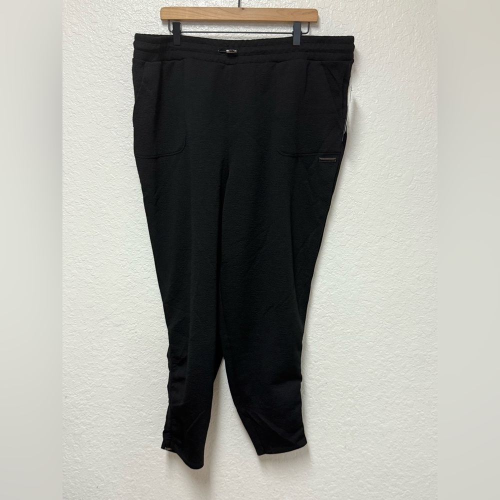 NWT NINE WEST Active Black Joggers Size 2X